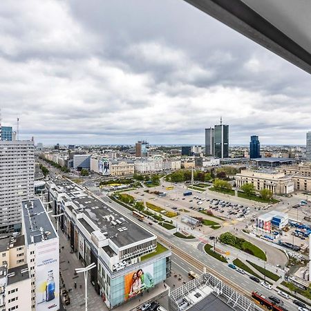 23Rd Floor 3Br Apt With Views Of 바르샤바 외부 사진